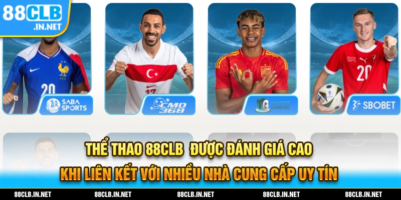 88CLB - Link Đăng Ký Chính Thức Nhà Cái 88Clb.com Không Chặn 20 Thể Thao 88CLB được đánh giá cao khi liên kết với nhiều nhà cung cấp uy tín